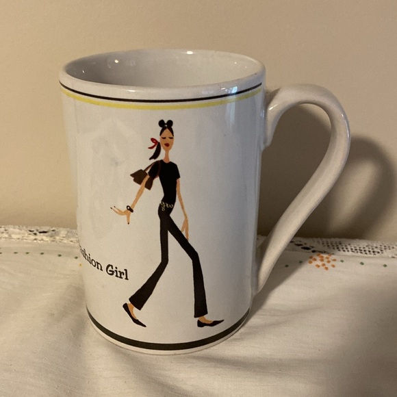 Fashion Girl Coffee Mug by The Girls- The T Company Santa Barbara Ceramic Design - Picture 2 of 6